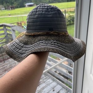 Blue sun hat